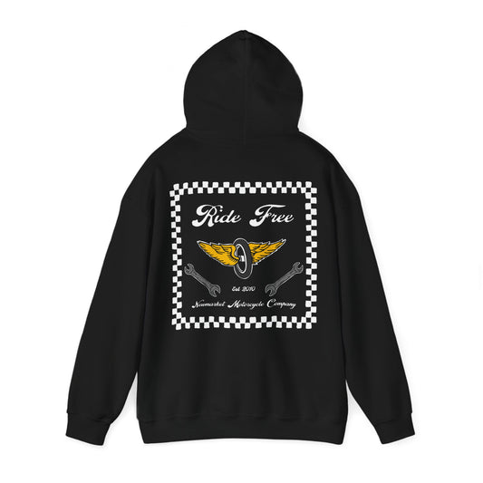 Ride Free Unisex Hoodie - Black