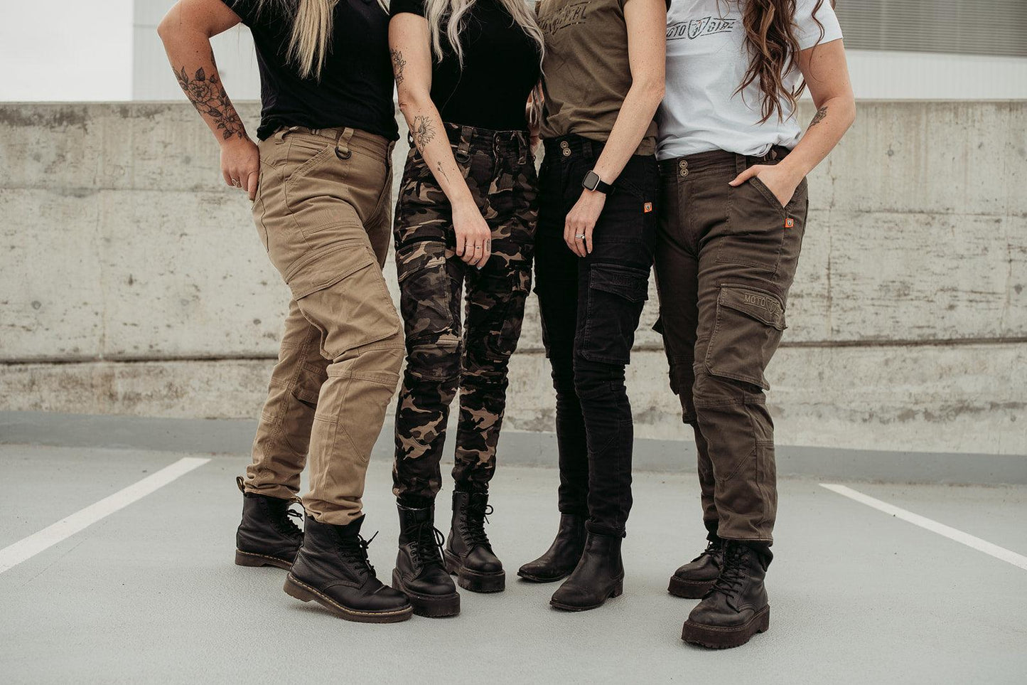 Motogirl Lara Cargo Trousers - Newmarket Motorcycle Company