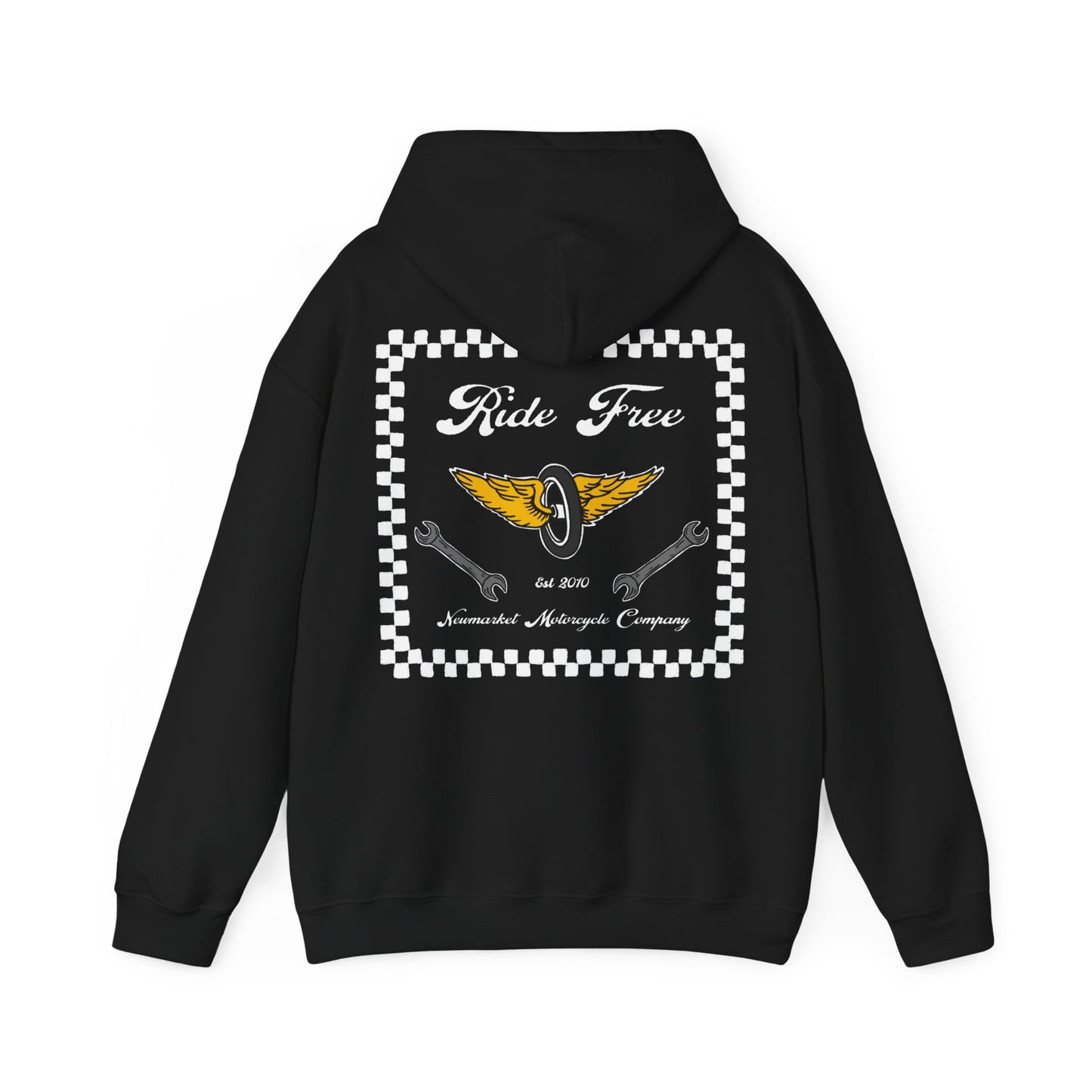 Ride Free Unisex Hoodie - Black