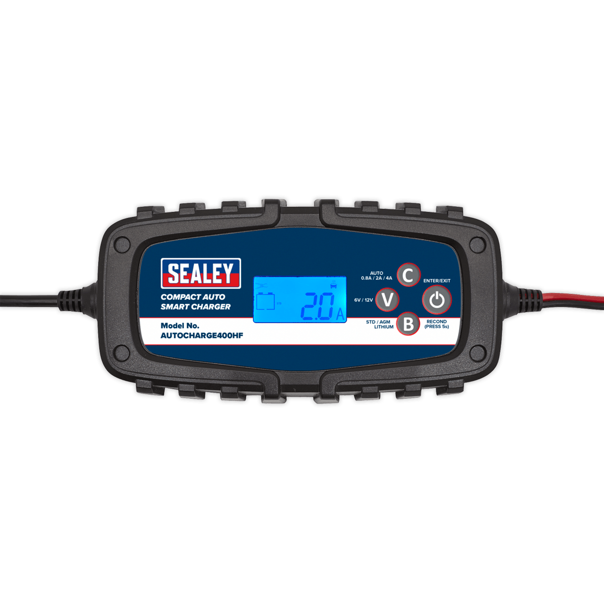 Compact Auto Smart Charger 4A 9-Cycle 6/12V - Lithium - Newmarket Motorcycle Company 